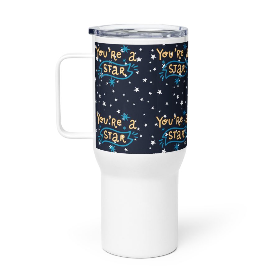 Star-Struck Travel Mug with Handle - Image 7