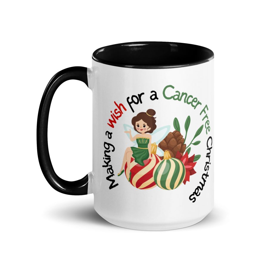 Cancer-Free Christmas Wishes Fairy Mug - Image 5