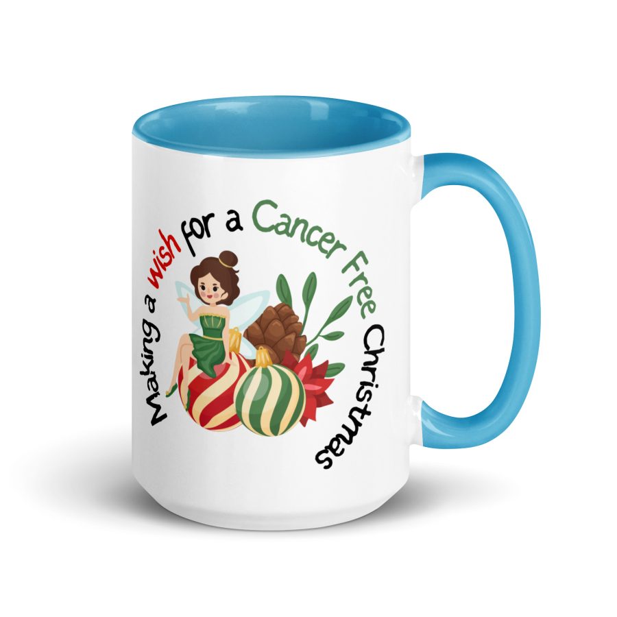 Cancer-Free Christmas Wishes Fairy Mug - Image 19