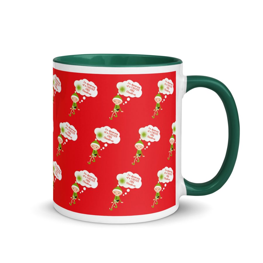 "I'm Dreaming of a Cancer-Free Christmas" Elf Mug - Image 8
