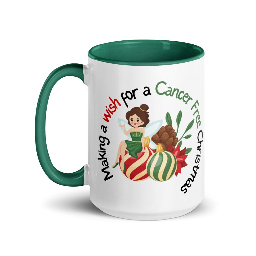 Cancer-Free Christmas Wishes Fairy Mug - Image 14