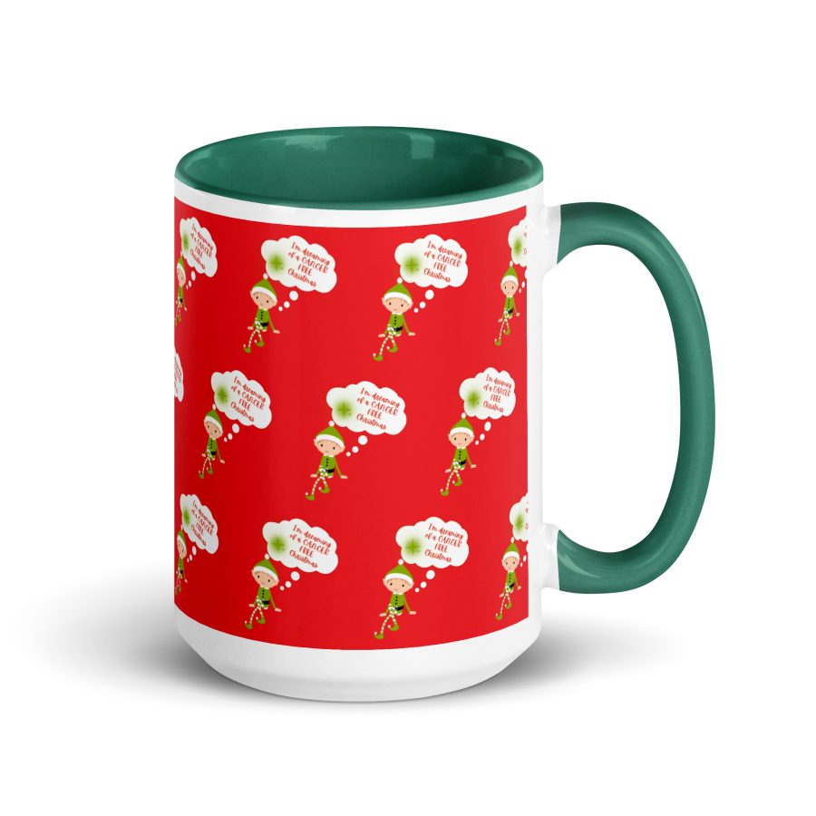 "I'm Dreaming of a Cancer-Free Christmas" Elf Mug - Image 11