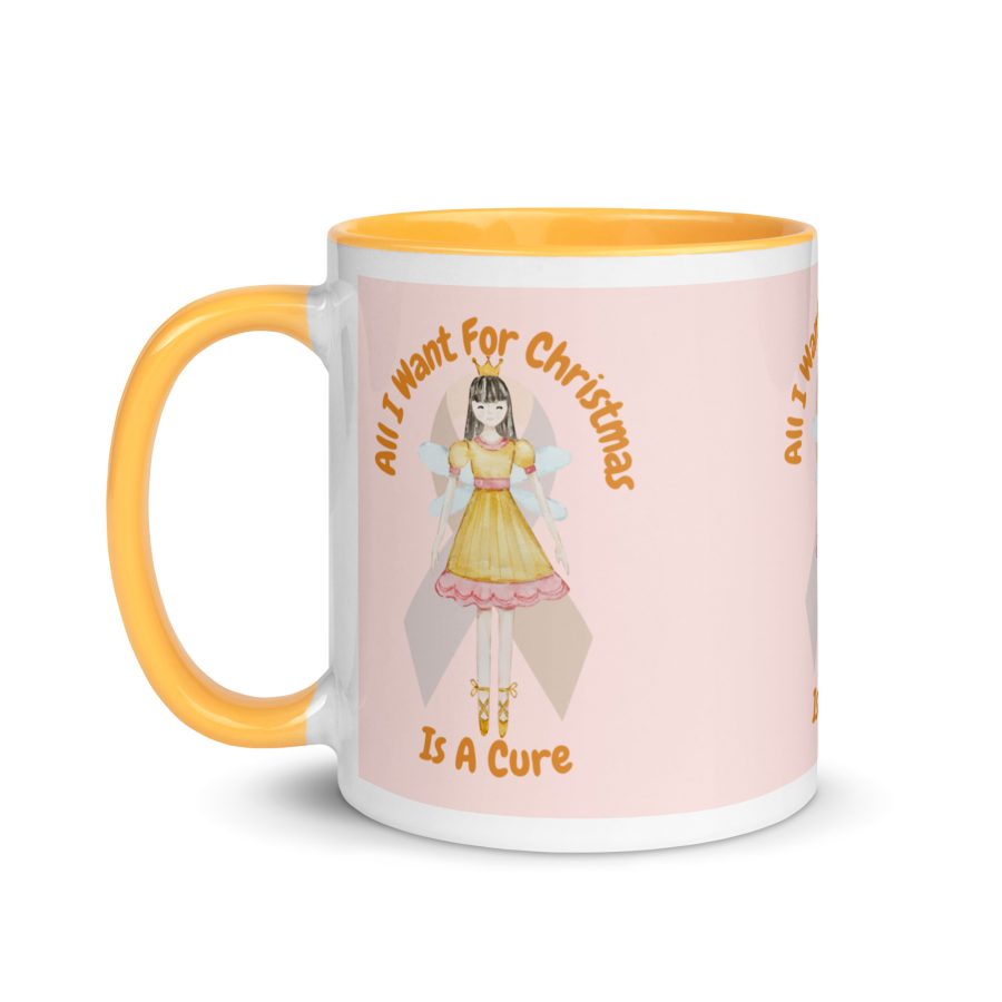 "Fairy Inspired - All I Want for Christmas is a Cure" Ceramic Mug, - Image 6