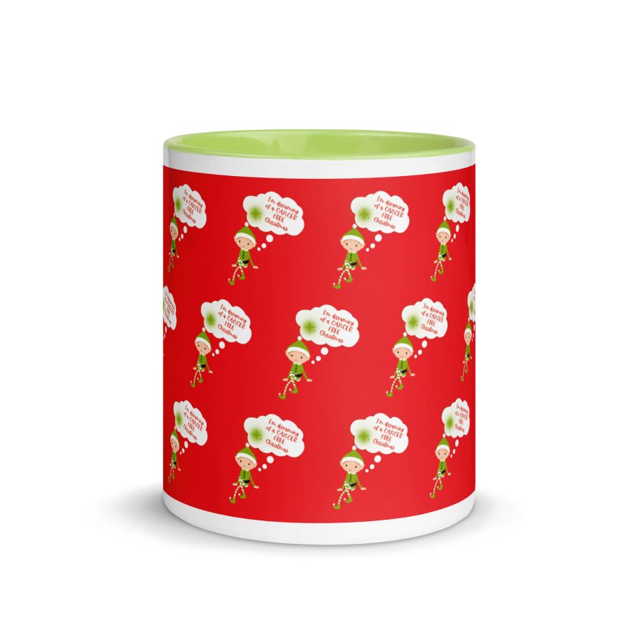 "I'm Dreaming of a Cancer-Free Christmas" Elf Mug - Image 15