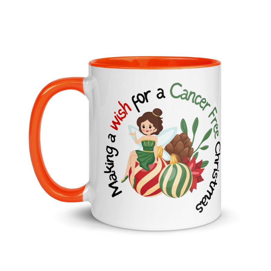 Cancer-Free Christmas Wishes Fairy Mug - Image 16
