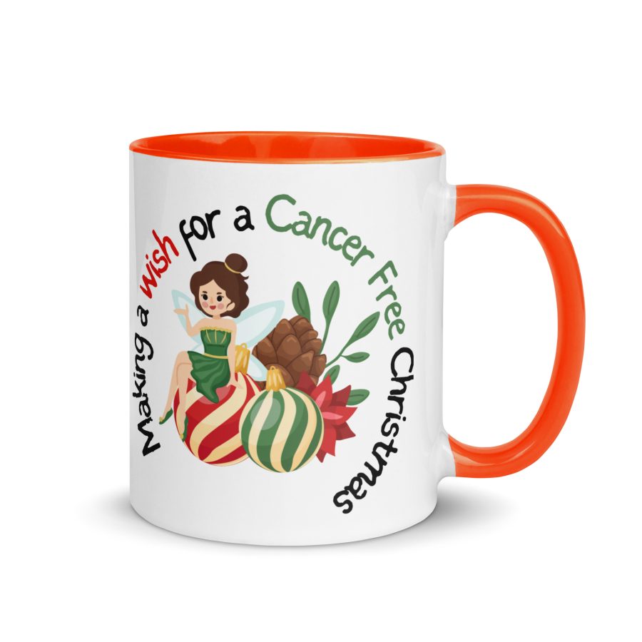 Cancer-Free Christmas Wishes Fairy Mug - Image 15