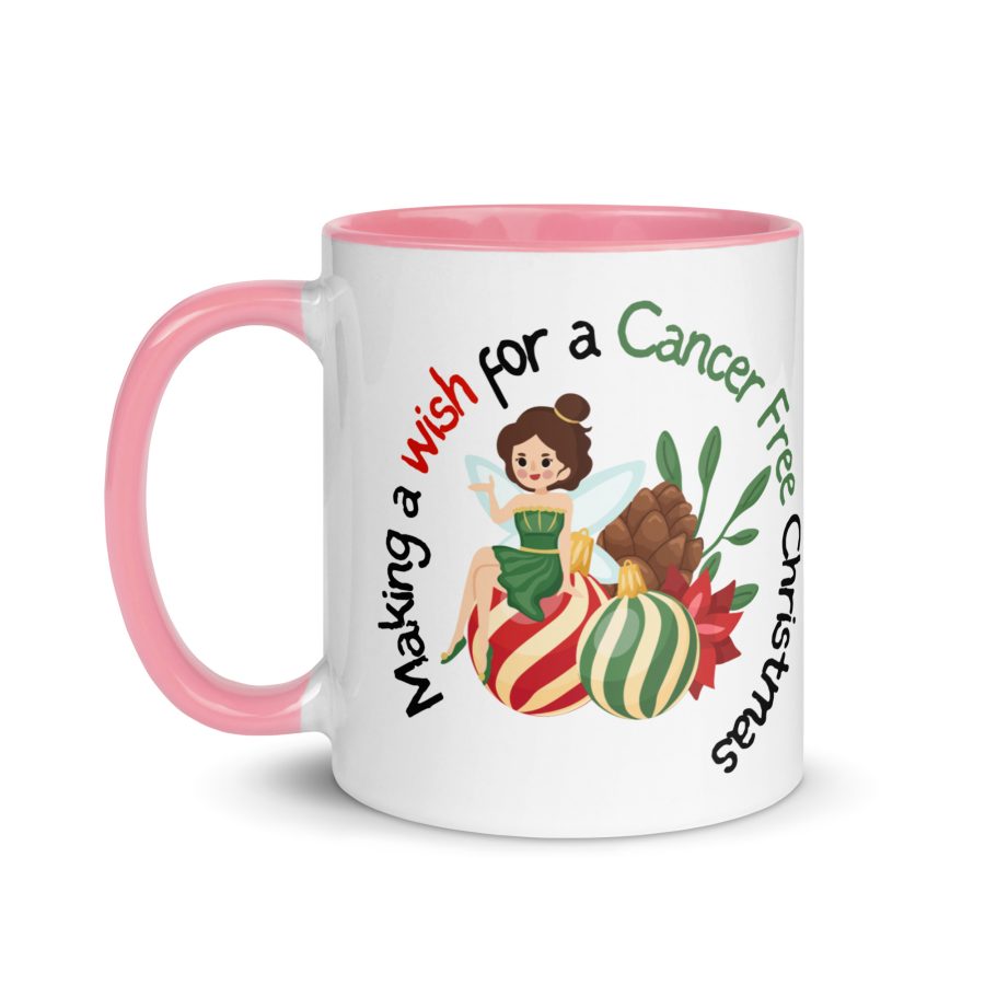Cancer-Free Christmas Wishes Fairy Mug - Image 23