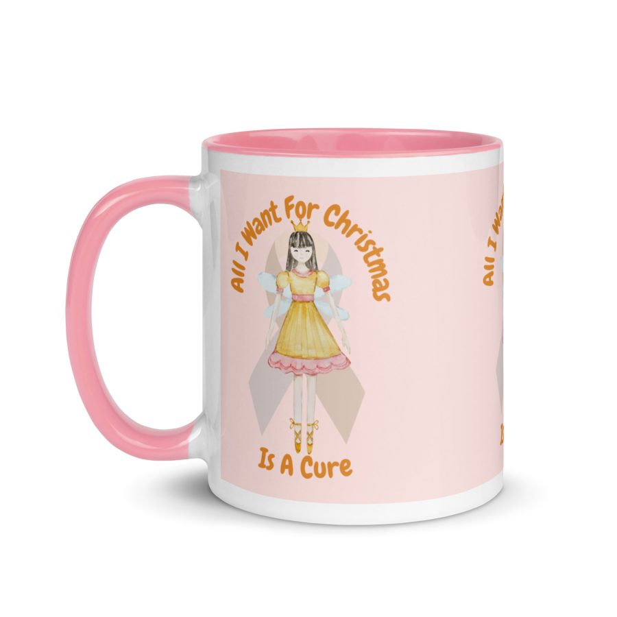 "Fairy Inspired - All I Want for Christmas is a Cure" Ceramic Mug, - Image 2