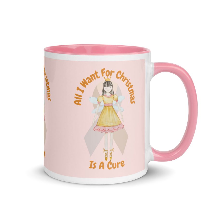 "Fairy Inspired - All I Want for Christmas is a Cure" Ceramic Mug, - Image 3