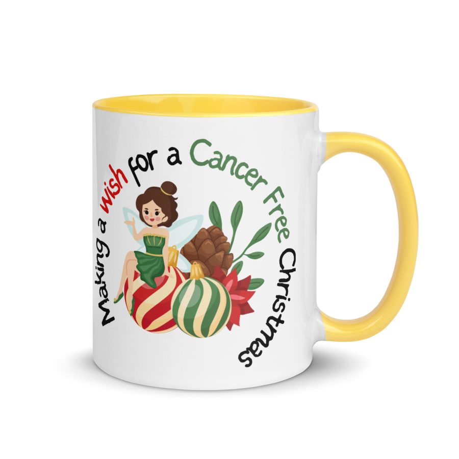 Cancer-Free Christmas Wishes Fairy Mug - Image 28