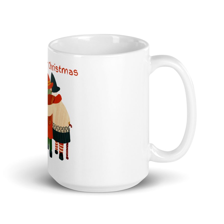 Christmas Wish for a Cure - Elderly Embrace Mug - Image 4