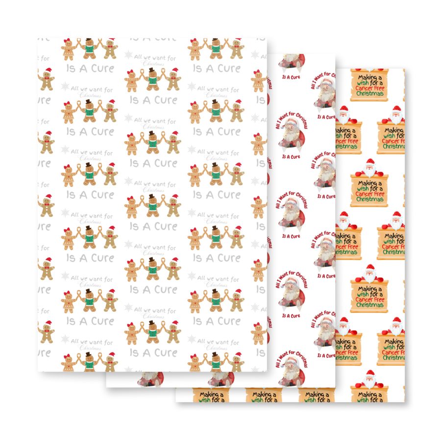 "Hopeful Moments" Cancer Support Christmas Wrapping Paper Set - Image 7