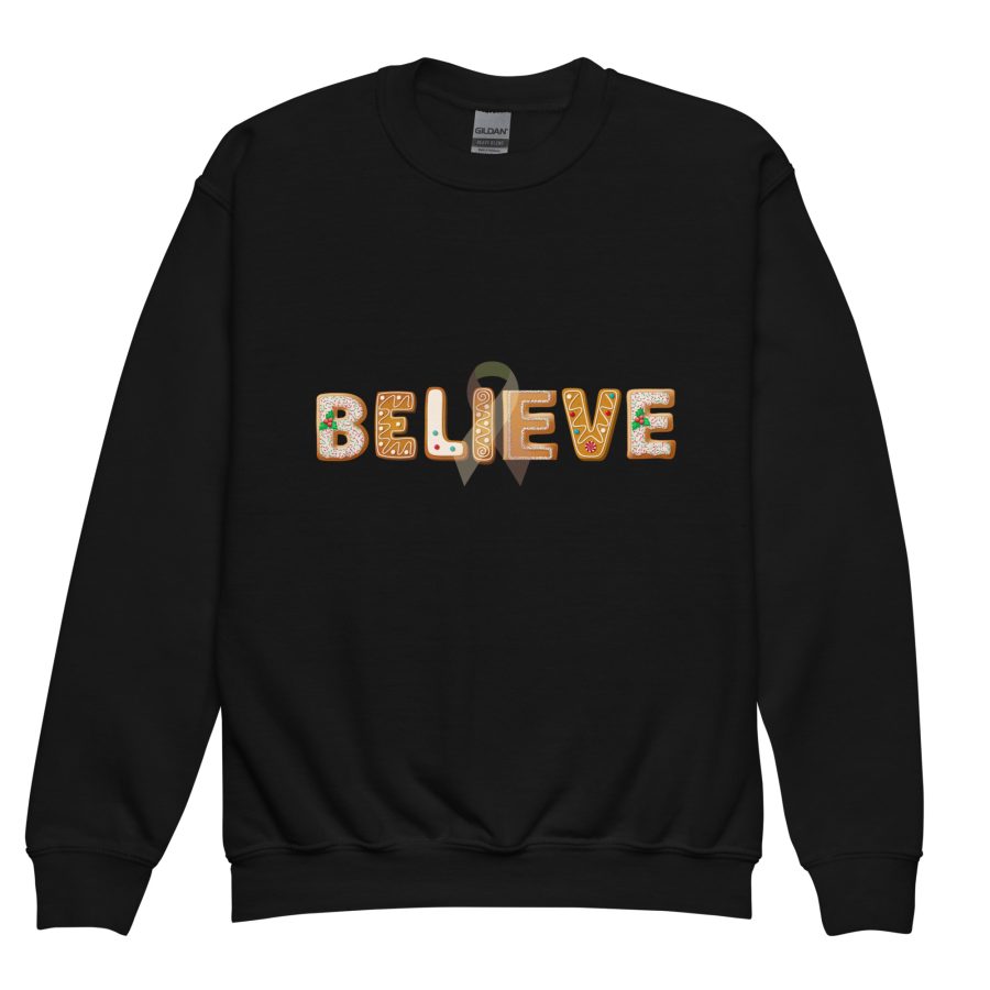 Believe Christmas Youth Crewneck Sweatshirt