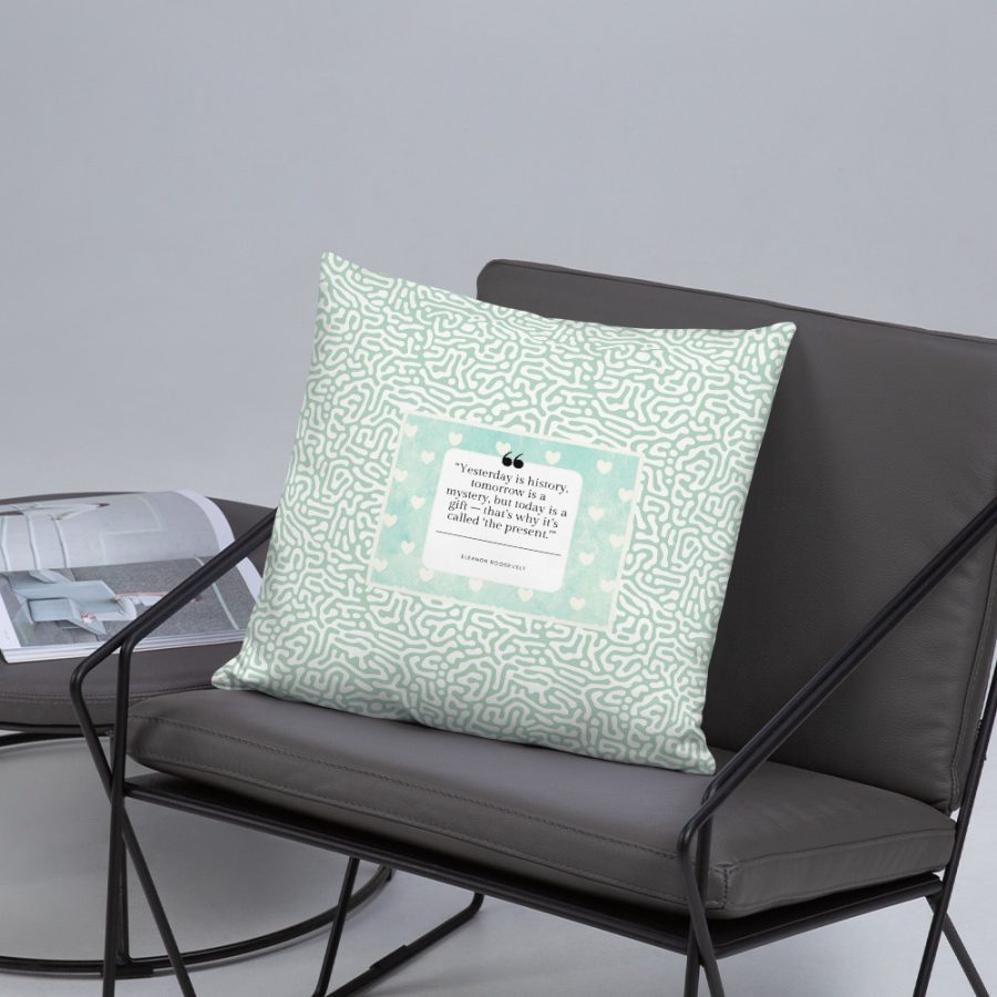 'That's Why It's Called The Present' Basic Pillow - Image 12