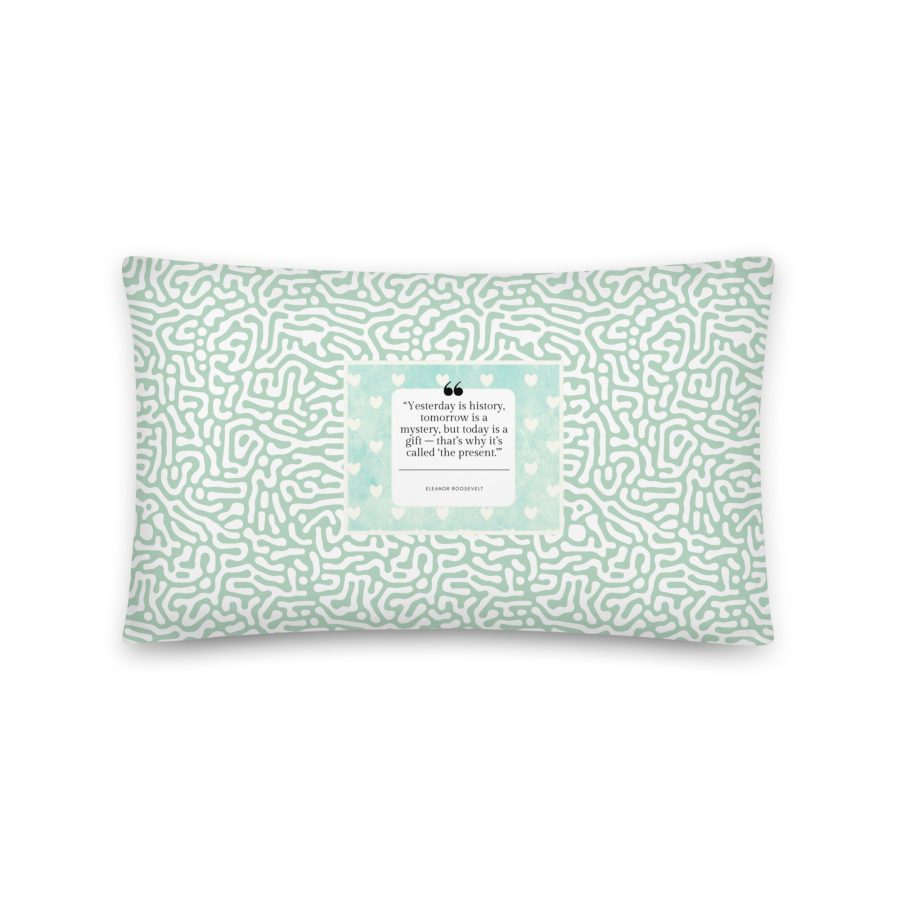 'That's Why It's Called The Present' Basic Pillow - Image 4