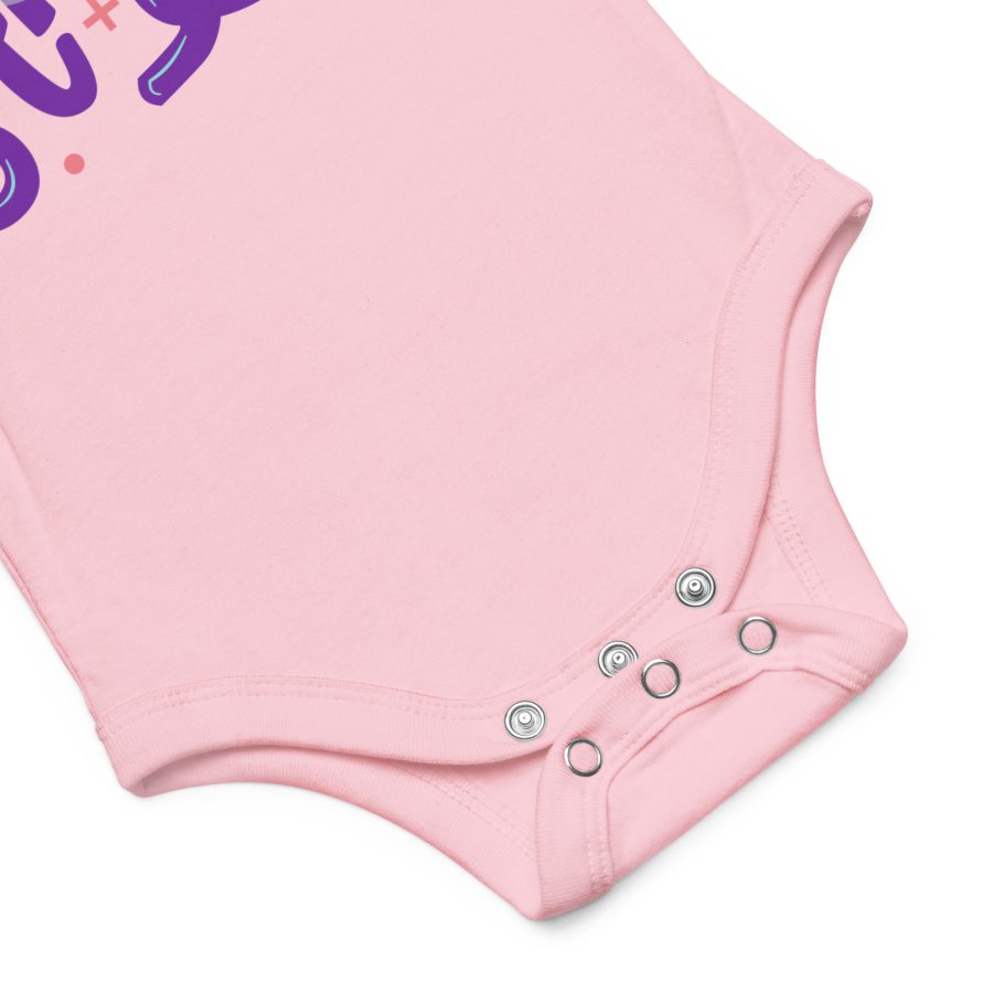 'I AM Strong' Baby Short Sleeve One Piece - Image 3