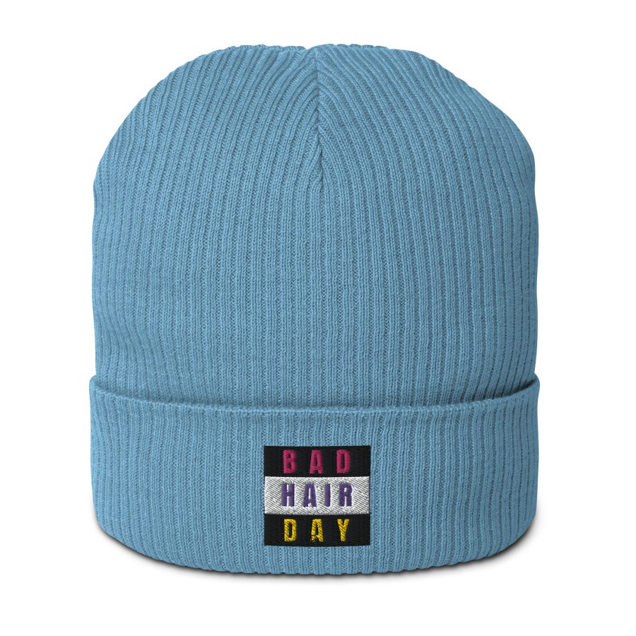Organic Comfort: Bad Hair Day Ribbed Beanie - Image 9