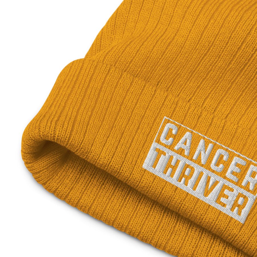 Cancer Thriver Ribbed Knit Beanie
