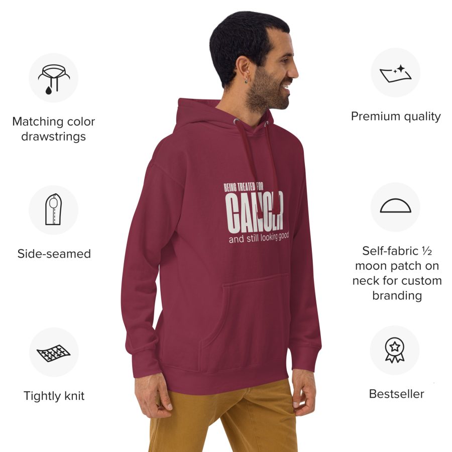 Looking Good in Treatment Unisex Hoodie | Being Treated For Cancer and Still Looking Good - Image 3
