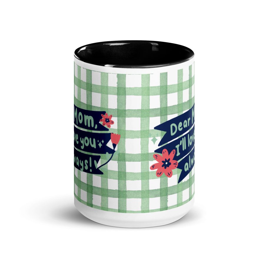 Everlasting Love: 'Dear Mom, I Will Love You Always' Mug with Color Inside - Image 6
