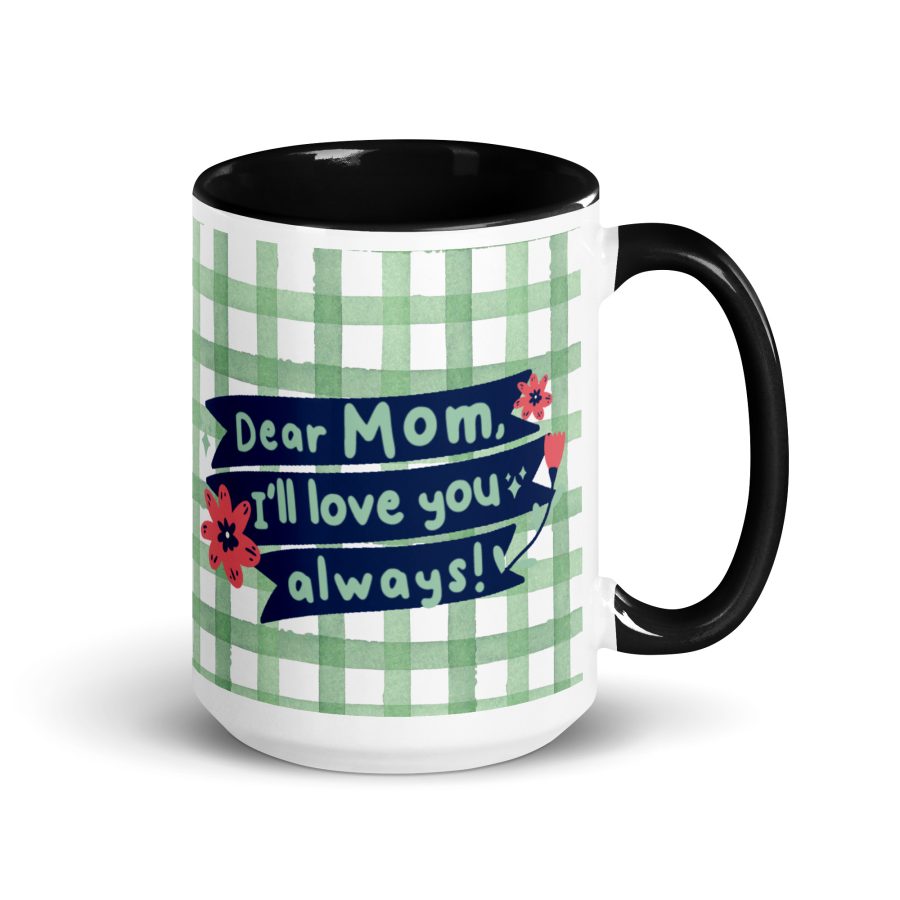 Everlasting Love: 'Dear Mom, I Will Love You Always' Mug with Color Inside - Image 5