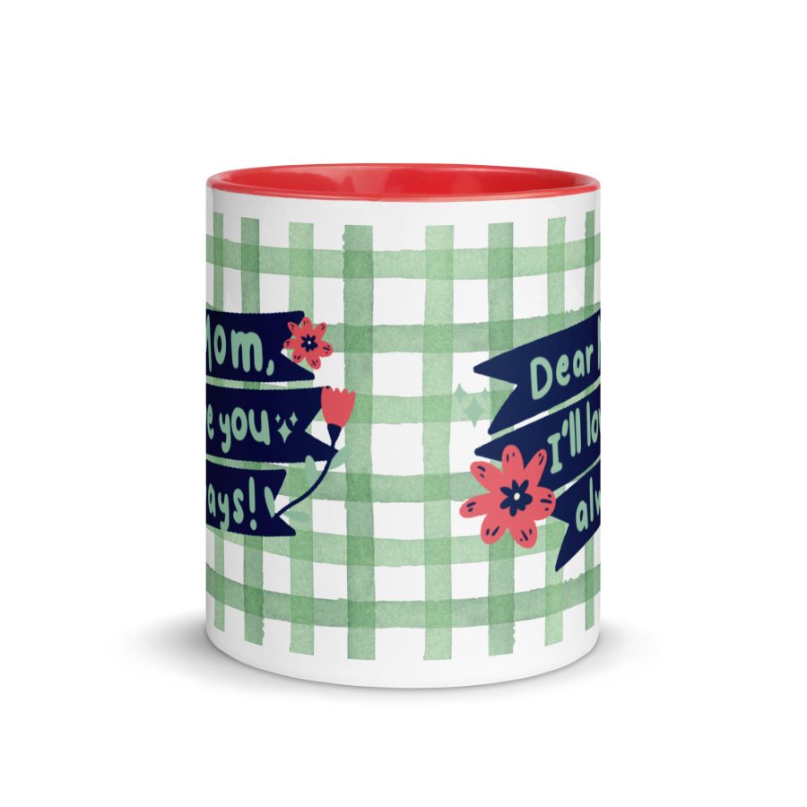 Everlasting Love: 'Dear Mom, I Will Love You Always' Mug with Color Inside - Image 9