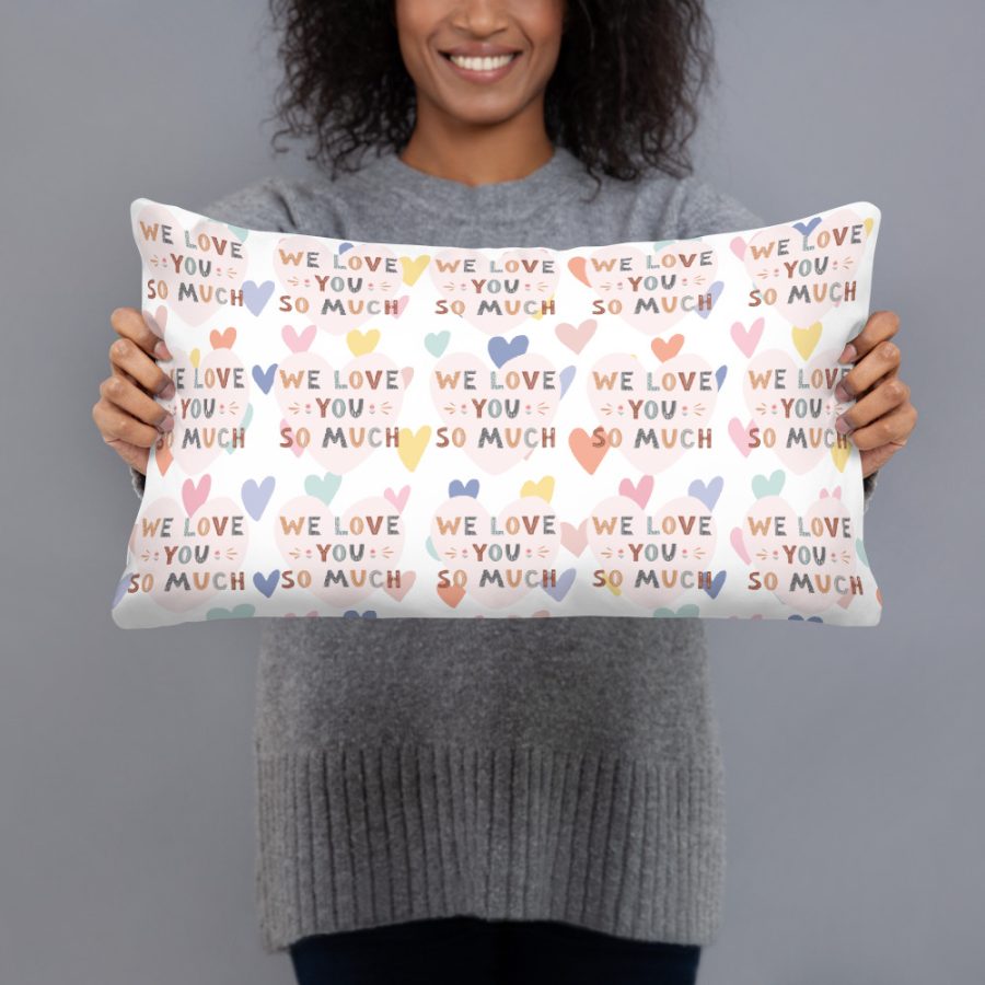 'We Love You So Much' Basic Pillow
