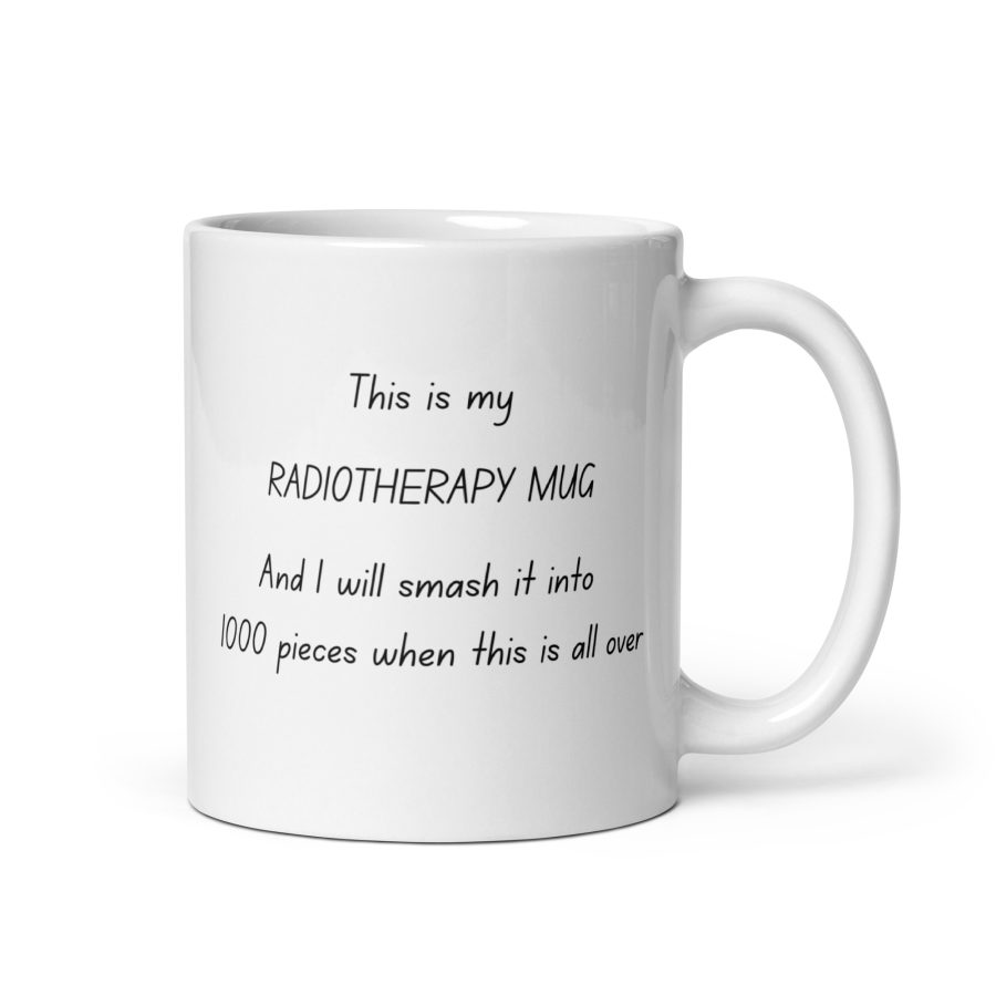 Glossy White '1000 Pieces' Radiotherapy SMASH Mug - Image 2