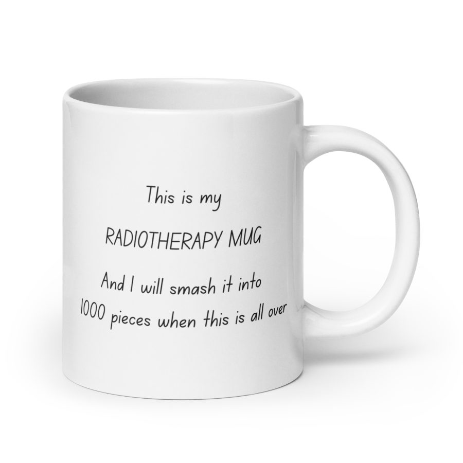 Glossy White '1000 Pieces' Radiotherapy SMASH Mug