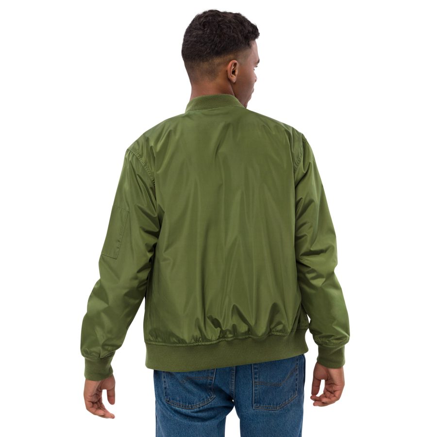 "Radiotherapy Warrior" Premium Recycled Bomber Jacket - Image 8