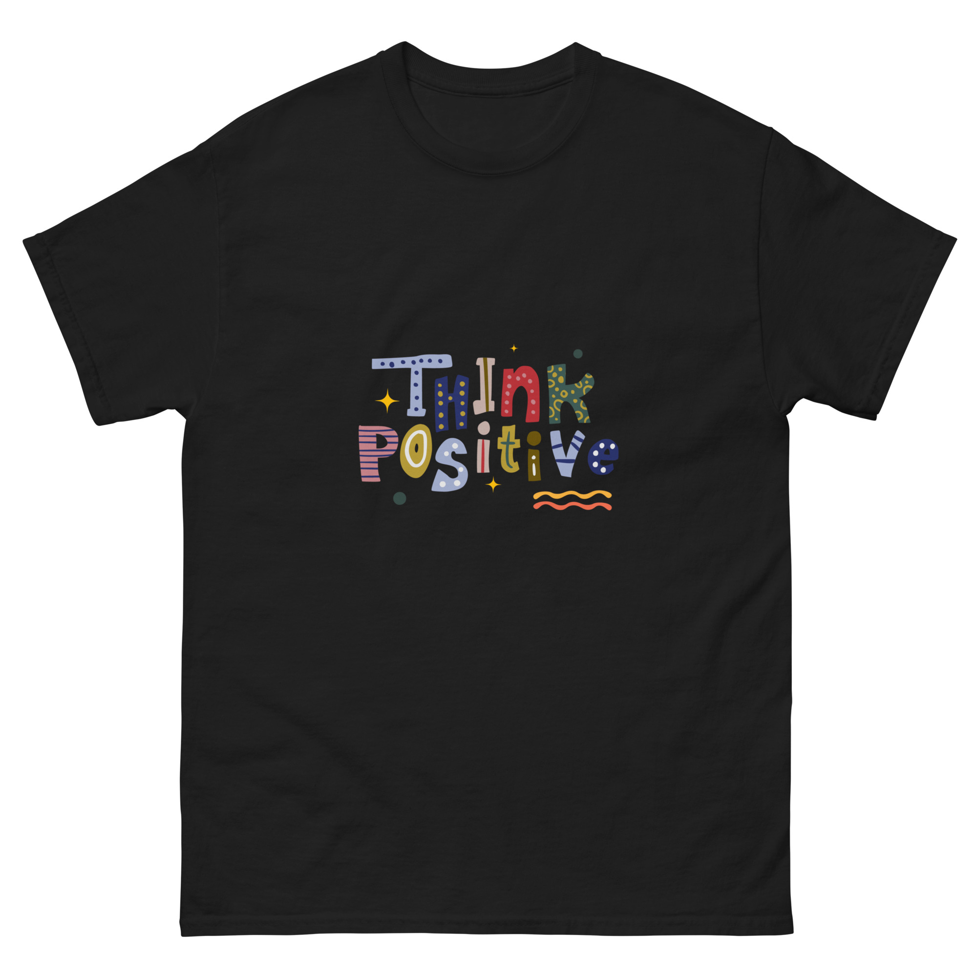 "Think Positive" Men's Classic Tee - Image 7