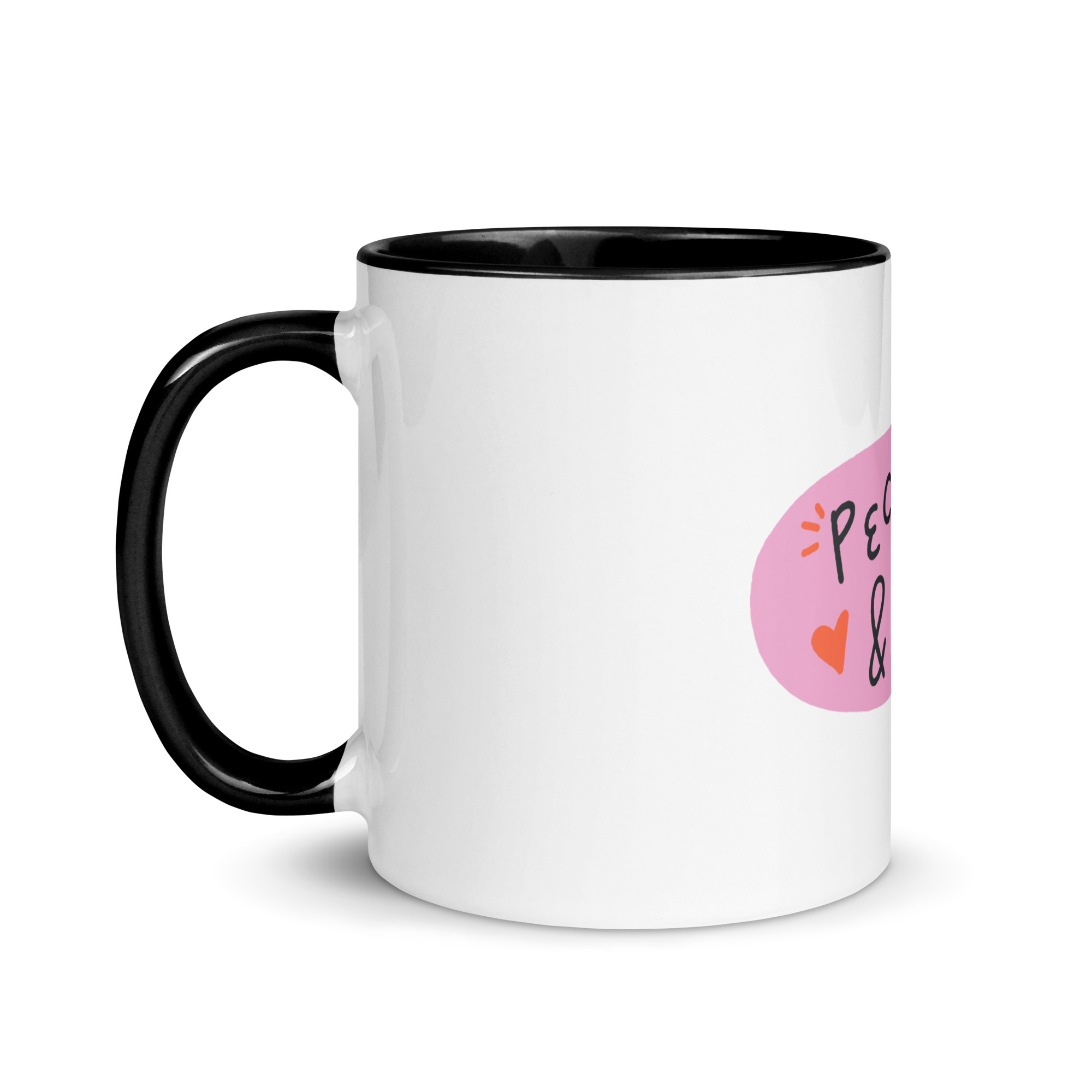 "Peculiar & Proud" Ceramic Mug with Color Inside - Image 4