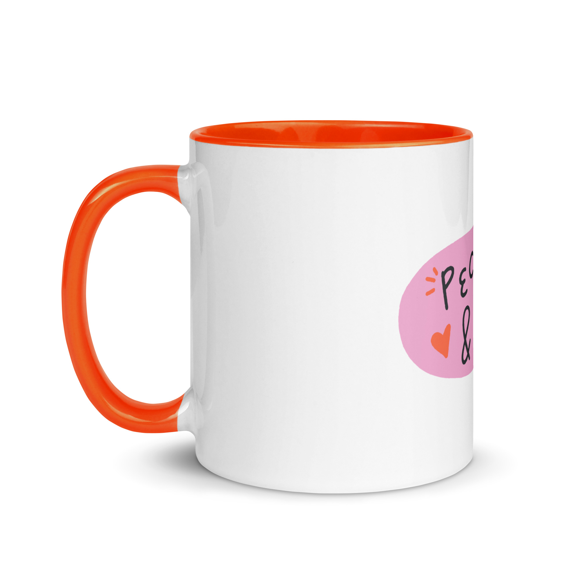 "Peculiar & Proud" Ceramic Mug with Color Inside - Image 7