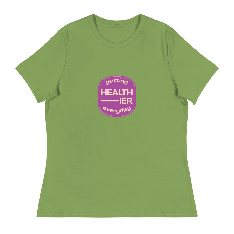 Effortless Wellness: 'Getting Healthier Every Day' Women's Relaxed T-Shirt - Image 5