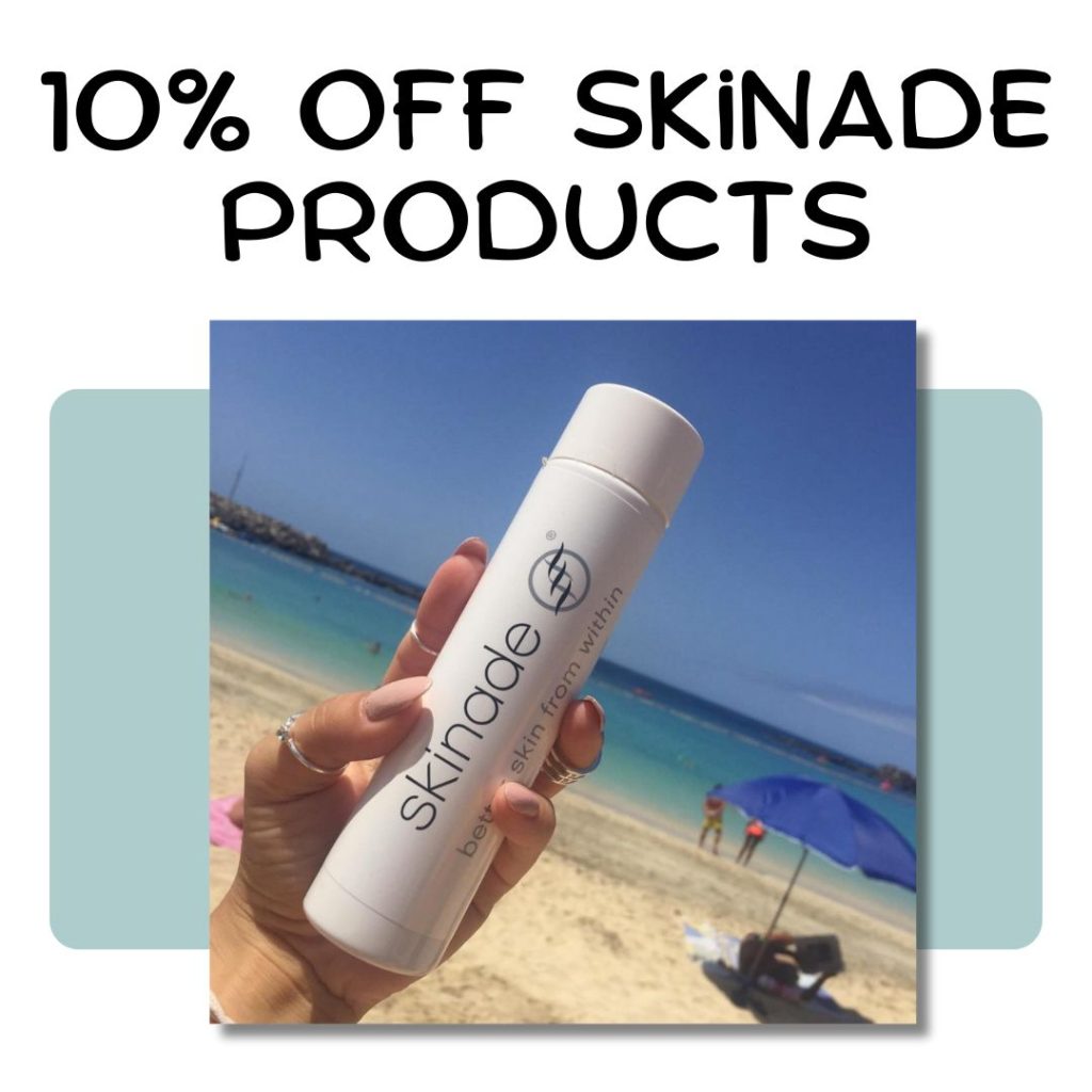 10% off Skinade Products