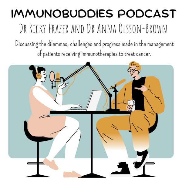 Buddies with an interest in the area of immunotherapy and its development.