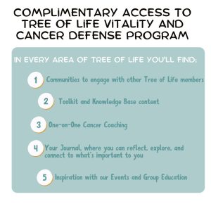 Complimentary Access to Tree of Life Vitality and Cancer Defense Program