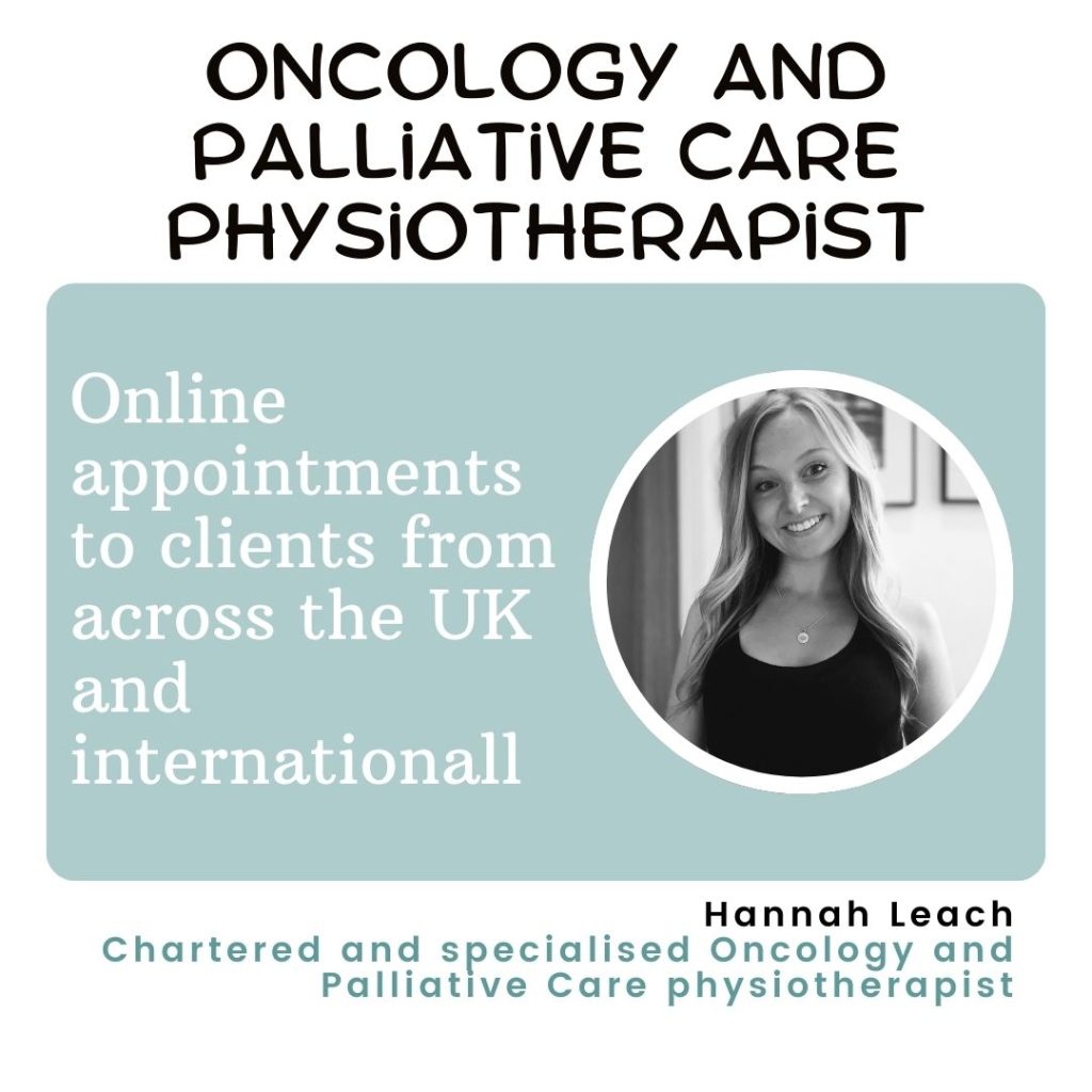 Online Cancer Physiotherapy