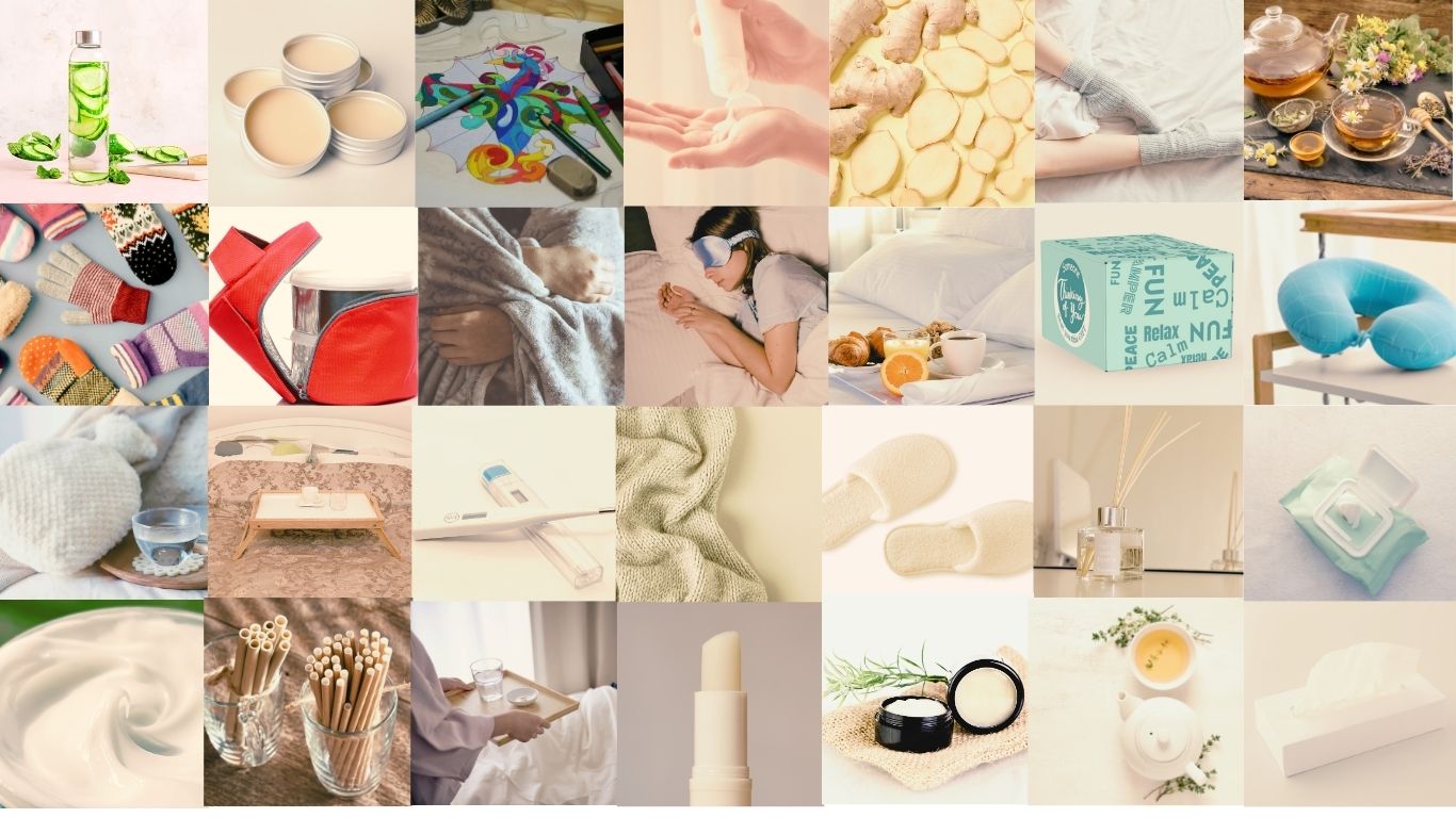 A supportive gift box created with care (Website)