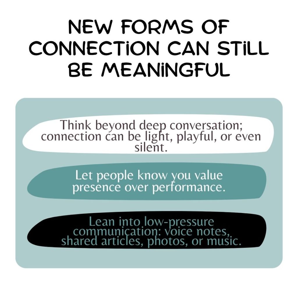 New Forms of Connection Can Still be Meaningful