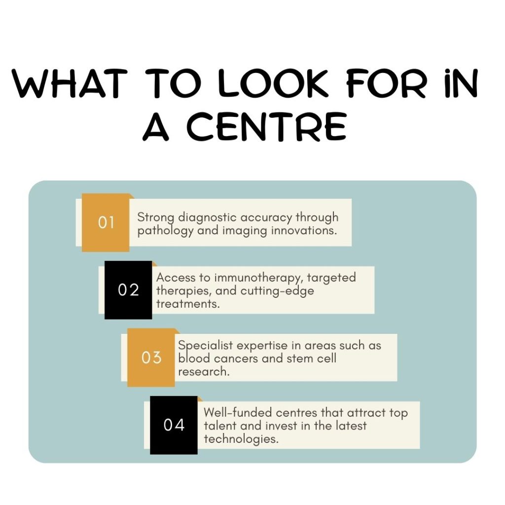What to look for in a centre