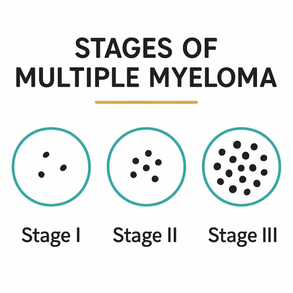 Stages of multiple myeloma
