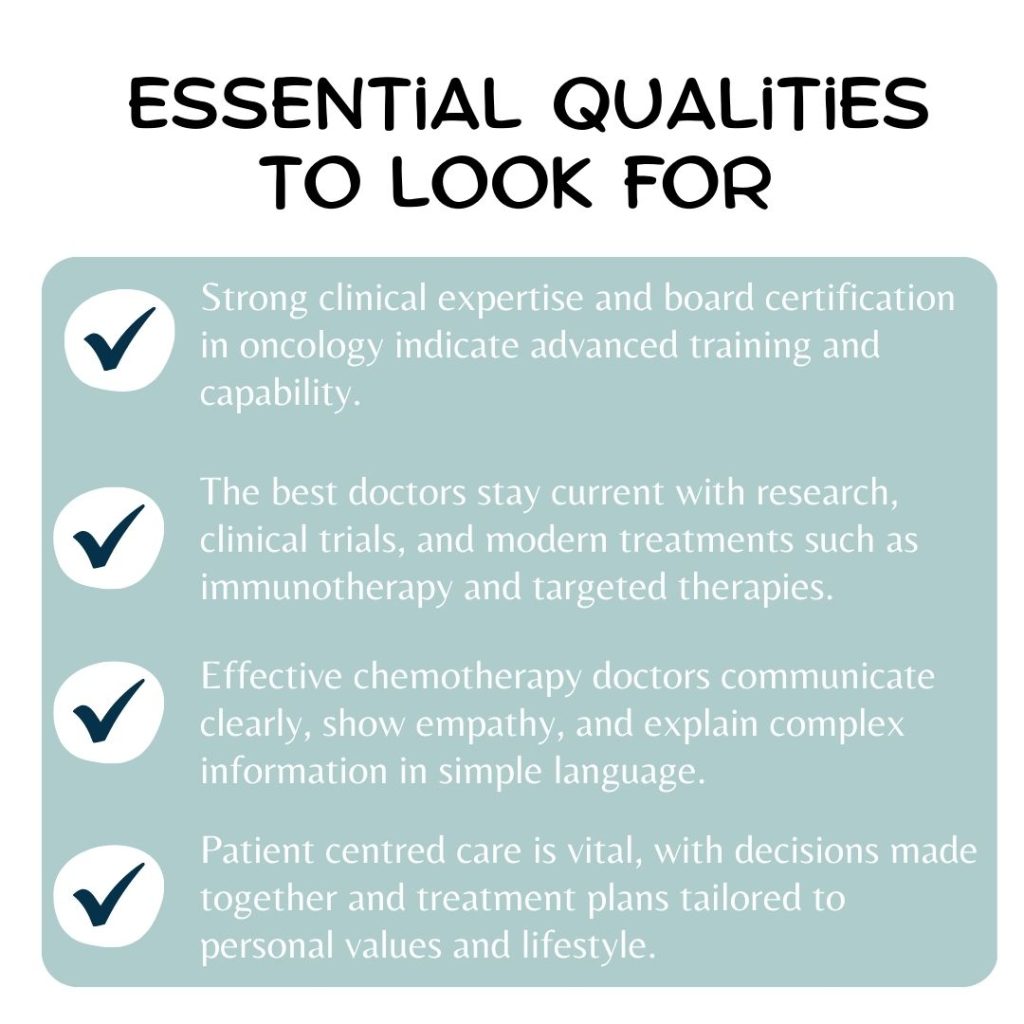  Essential Qualities to Look for in a Chemotherapy Doctor