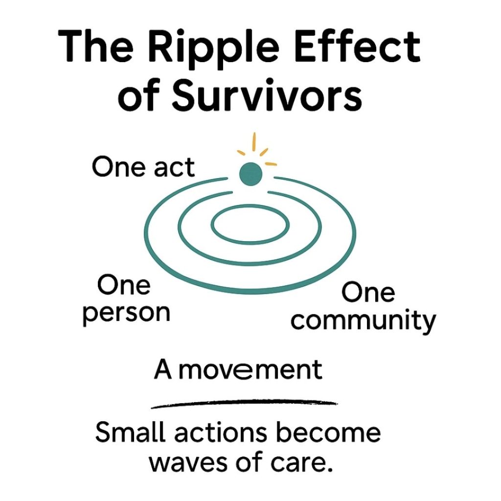 The ripple effect of survivors