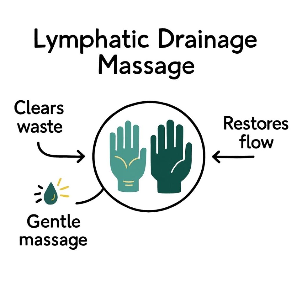 Lymphatic drainage massage