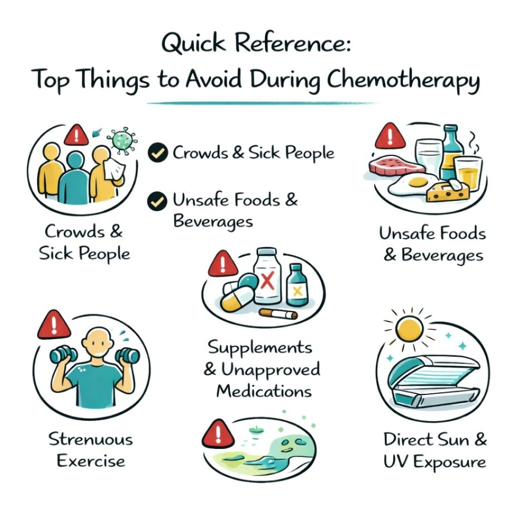 Things to Avoid During Chemotherapy