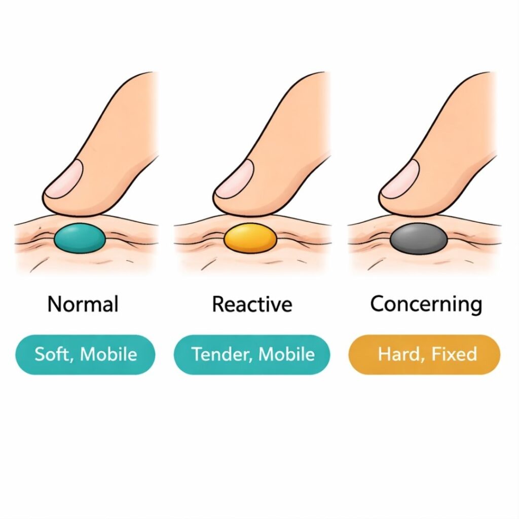 Key Signs to Monitor for lymph node irregularities 