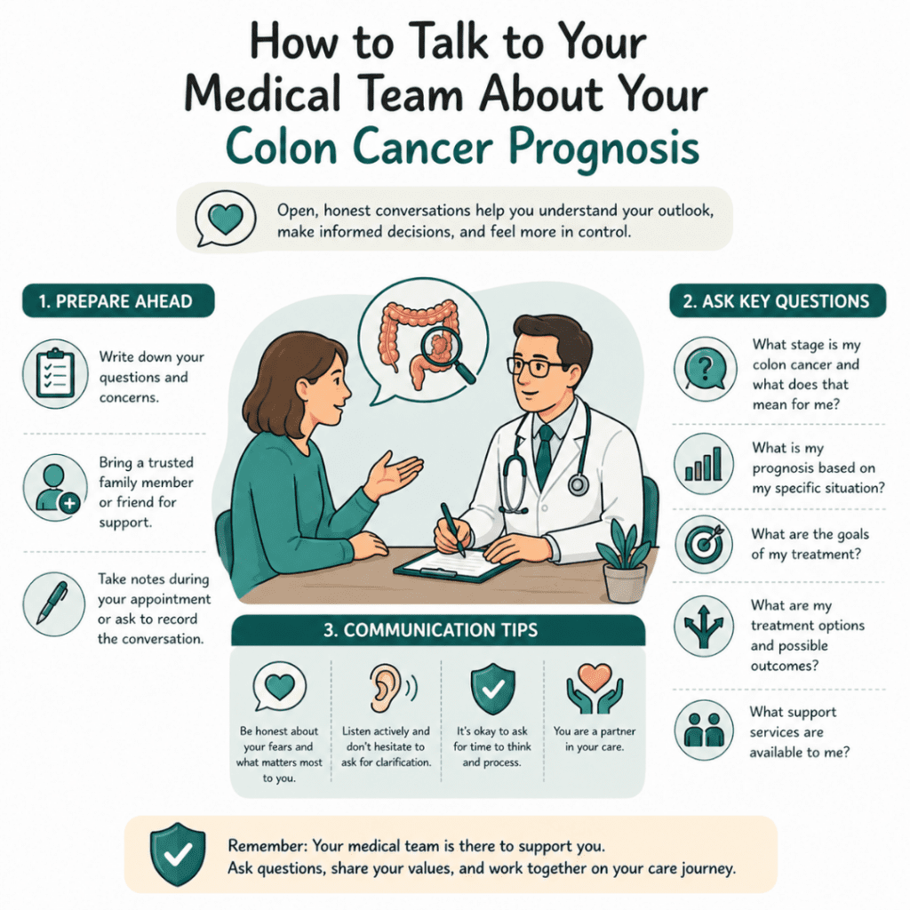 How to Talk to Your Medical Team About Your Colon Cancer Prognosis