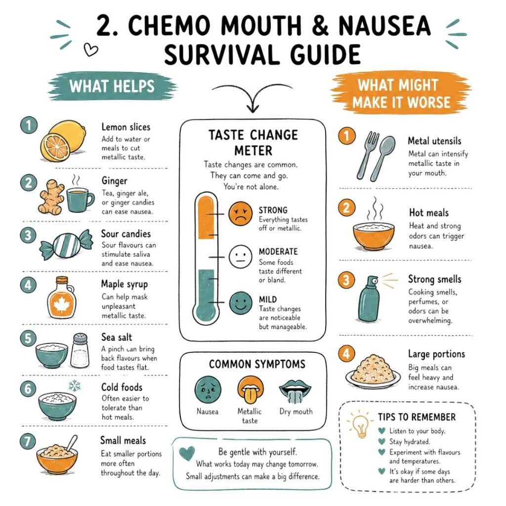 chemo mouth and nausea guide