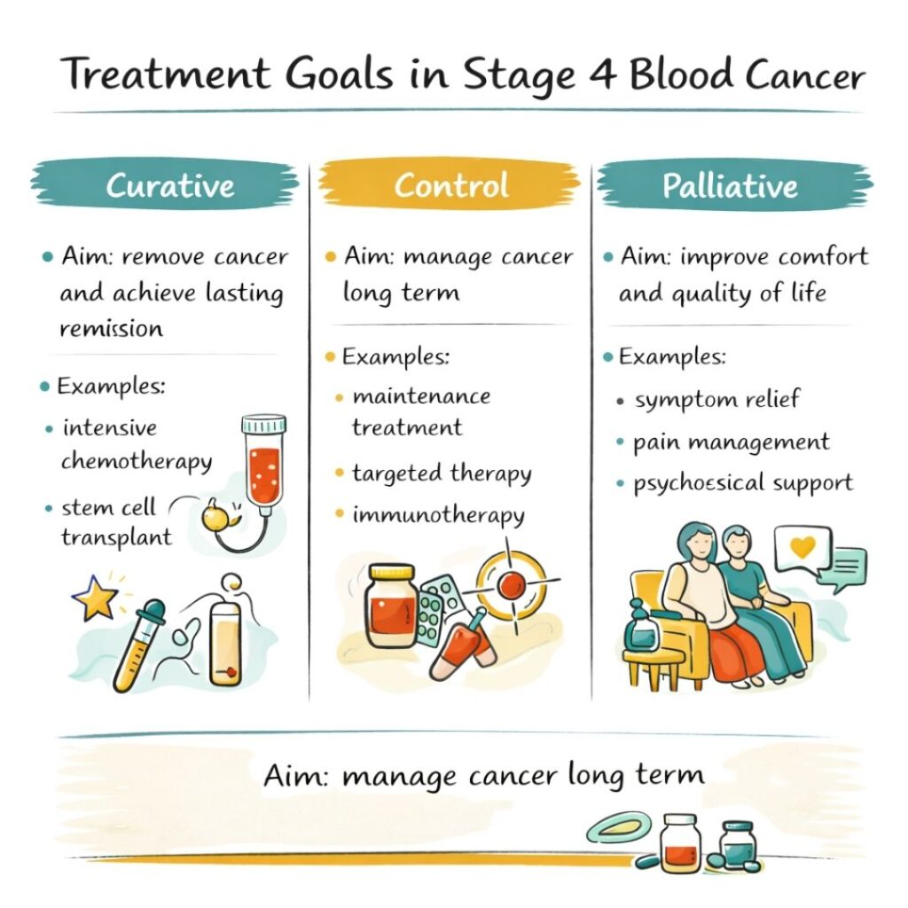 treatment goal in stage 4